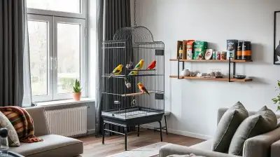 Freiflugrouten für Wellensittiche gestalten