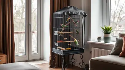 Vogelkäfig Schutz vor Zugluft