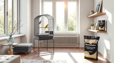 Mineralien für Ziervögel