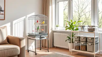 Futterlagerungssysteme für Ziervögel