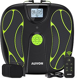 AUVON Durchblutungs-Stimulator Füße Beine Körper mit TENS EMS, 15 Modi & 50 Intensitätsstufen…