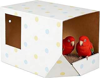 Vogel Nistkasten – Wellpappe Brut Unterschlupf Vogelhaus | Brutbox Und Schlafnest Für Ziervögel…