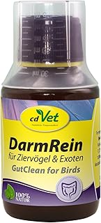 cdVet DarmRein 100ml – Ergänzungsfuttermittel für Ziervögel & Exoten mit natürlichen Kräut…