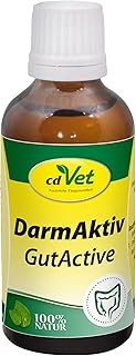 cdVet Naturprodukte DarmAktiv für Nager & Vögel 50 ml – Unterstützung + Steuerung der Futterau…