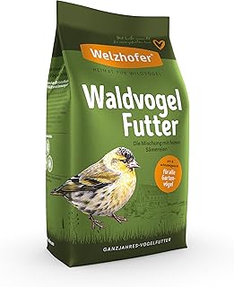 Welzhofer Waldvogelfutter 10kg – Feine Sämereienmischung für kleine Vögel, leicht verdaulich, …