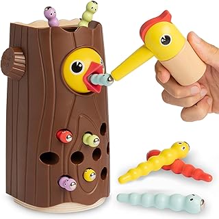 Nene Toys Kleiner Specht – Magnetspielzeug für Kinder ab 2 Jahren – Lernspiel für Kleinkind…