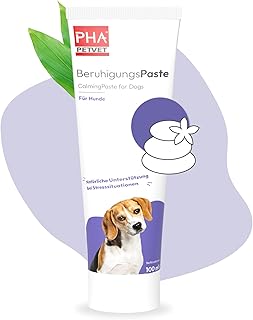 PHA BeruhigungsPaste Hund – Natürliches Beruhigungsmittel für Hunde bei Angst & Stress, Autofah…