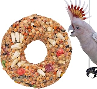 -Beißring, Vogel-Leckerlis Papageienriss, Sticks Sittichkörner gemischte Leckereien, 1,97 Zoll,…