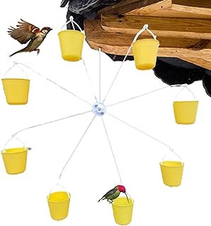 Riesenrad-Vogelfutterstation | Vogelrad-Futterstation | Papageien-Futtersuchspielzeug | Drehbarer…