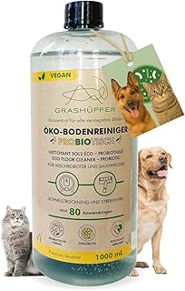 GRASHÜPFER® Probiotischer Öko Wischroboter Reiniger [FÜR TIERHAUSHALTE] – reinigt und entfe…