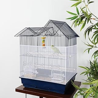 2 Stück Groß Vogelkäfig Abdeckung Kordelzug, Vogelkäfig Samenfänger Birdcage Seed Catcher, E…