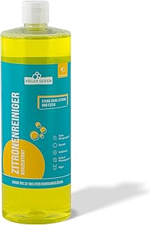 Zitronenreiniger 1 L Konzentrat I Kalkreiniger mit der Kraft der Zitrone, frischer Zitrusduft | R…