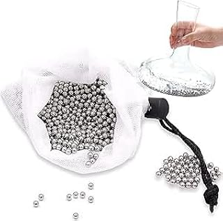 1200 Edelstahl Reinigungsperlen 3mm, Premium Reinigungskugeln für Dekanter, Vase, Karaffen, Flas…