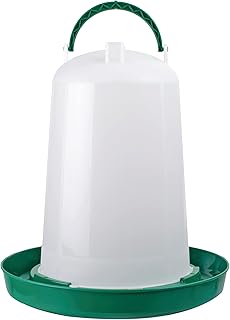 Hühnertränke 10L, grün – Geflügeltränke für Hühner – Automatische Wassertränke – Stülptr…