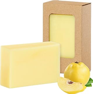 FRIENDS OF® Duschseife Quitte | Vegane Körperseife | reinigt und pflegt die Haut | Handgeschöp…