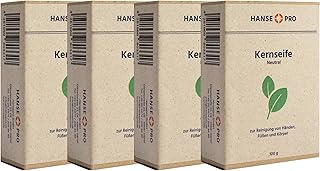 HANSE PRO Kernseife – Naturseife auf Pflanzenölbasis, vegane & palmölfreie Seife ohne Zusatzs…