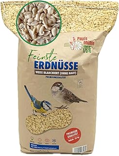 Paul´s Mühle Erdnüsse Weiss, Erdnusskerne blanchiert ohne Haut, 10 kg Neue Ernte 2025
