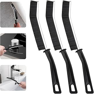 3 Stück Hartborsten Eckenreinigungsbürste, Fugenbürst, Spaltreinigungsbürste, Fugenreinigungs…