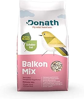 Donath Balkon Mix – schalenfreie Mischung für einen sauberen Balkon – wertvolles Ganzjahres Wild…