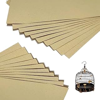 30 Stück Kies Papier für Vogel Käfig, Vogelkäfig-Kies-Auskleidung, Kiespapier für Vogelkäfi…