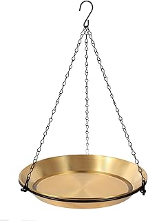 Hängende Vogel Bad Vogel Feeder Schüssel mit 16.3 Zoll Eisen Hängende Kette Abnehmbare Außend…