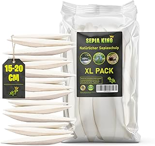 Sepiaschalen Premium XL Vorteilspackung 250g Sepia Schalen – Optimale Kalzium und Vitaminversorgu…