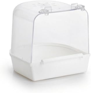 Beeztees 75011 Badehaus aus Plastik, groß, 13 x 13 x 13 cm, weiß