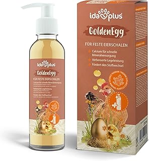 Ida Plus – GoldenEgg 200 ml – vermindert Brucheier & Federfressen – unterstützt Federwachstum & …