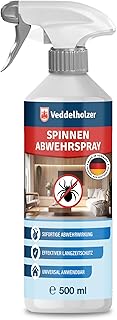 Veddelholzer 500 ml Spinnen Abwehrspray Anti-Spinnenspray Effektive Spinnenabwehr Sofort & Langze…