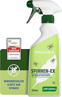 Spinnen Spray 500 ml – Effektive Spinnenabwehr – Abwehrspray mit Langzeitwirkung als Alternative …