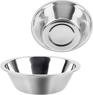 2 Stück Dick Edelstahl Hundenapf Food Grade Safe Haustier Katze & Hunde Futternäpfe und Wassern…