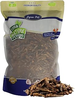 Lyra Pet® 1 kg Heuschrecken getrocknet | Reich an Proteinen & Mineralien | Schonend getrocknetes…