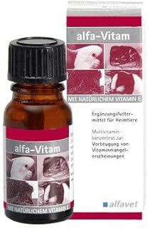 alfavet alfa-Vitam, 10ml, Multi Vitaminkonzentrat zur Vorbeugung von Vitaminmangelerscheinungen, …