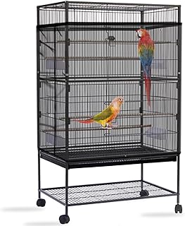 Vogelkäfig Abdeckung Groß, Vogelkäfig Netz Extra Groß Weich Luftig, Vogelkäfig Samenfänger,…