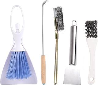 5stk Vogelkäfig Reinigungsset, Edelstahl Vogelkäfig Reinigungsbürste Kleintierkot Entferner un…