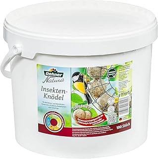Dehner Natura Premium Meisenknödel ohne Netz, Insektenknödel, ganzjähriges Wildvogelfutter pro…