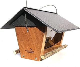 Bergisches Vogelhaus KoppersDesign (Zum Aufhängen), Silo Vogelfutterhaus, wetterfest, FSC Hartho…