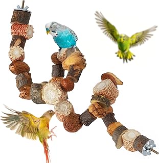 Sitzstangen für Vögel, Vogel Zubehör für Käfig Sitzstangen für Wellensittiche Spielzeug fü…