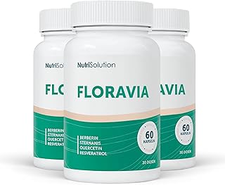 Floravia von NutriSolution I Resveratrol, Zink, Vitamin B3, Vitamin D3, Berberin, Quercetin, Inul…