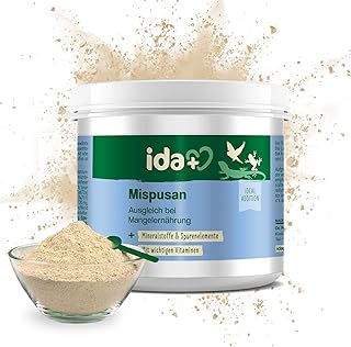 Ida Plus – Mispusan Pulver 200 g – Mineralfuttermittel mit Vitamin D3, Calcium & Spurenelementen …