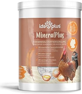 Ida Plus – MineralPlus – Futterkalk für Hühner – Premium MineralPlus – Mineralstoffe für Hühn…