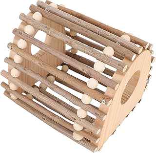 Vogelkäfigspielzeug, Holzzubehör für Vogelkäfige mit Doppeltem Lochdesign, Vielfältige Spiel…