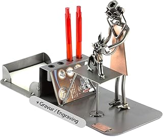 Steelman24 I Schraubenmännchen Tierarzt Schreibtisch Organizer Mit Persönlicher Gravur I Made i…
