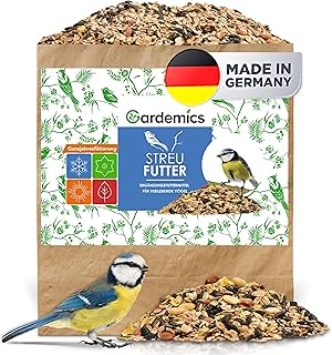 Gardemics Vogelfutter Wildvögel Ganzjährig 10 Kg – Vogelfutter mit Erdnüssen & Sonnenblumenker…