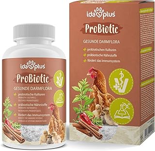 Ida Plus ProBiotic 180 g – optimal für die Darmflora ihrer Hühner & Wachteln – mit Probiotika &…