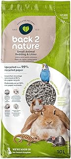 Back 2 Nature Einstreu & Streu (10l) – Hochabsorbierend, aus 99 % Recyclingpapier, weich & si…