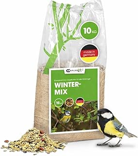 Energiereiches Vogelfutter 10 Kg – Mischfutter mit hohem Fettgehalt – Wildvogelfutter besonders g…