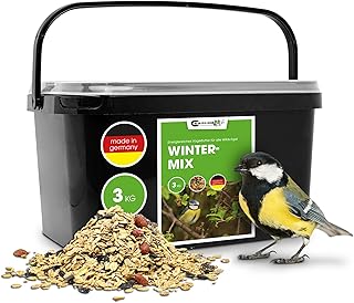 Energiereiches Vogelfutter 3 Kg – Mischfutter mit hohem Fettgehalt – Wildvogelfutter besonders ge…