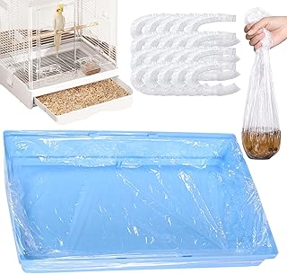 Transparente Einweg-Vogelkäfigeinlagen, große Größe, 71,1 x 50,8 cm, für Vogelkäfige, Katze…