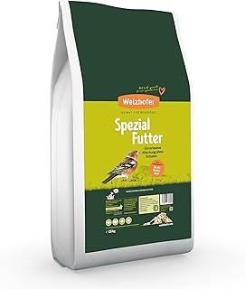 Welzhofer Spezialfutter 25kg – Schalenlose Mischung für Wildvögel für Balkon & Terrasse, perfe…